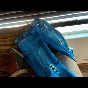 Pacific blue ripped jeans kids